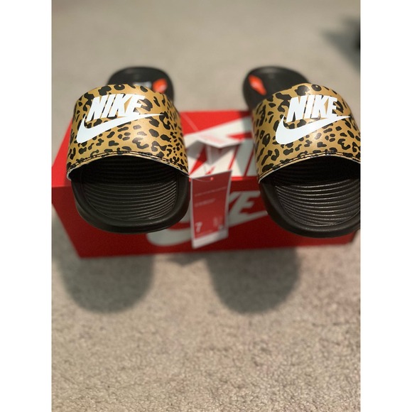 Nike Shoes - NIB Nike Victori Cheetah Print Slides WM Various Sizes